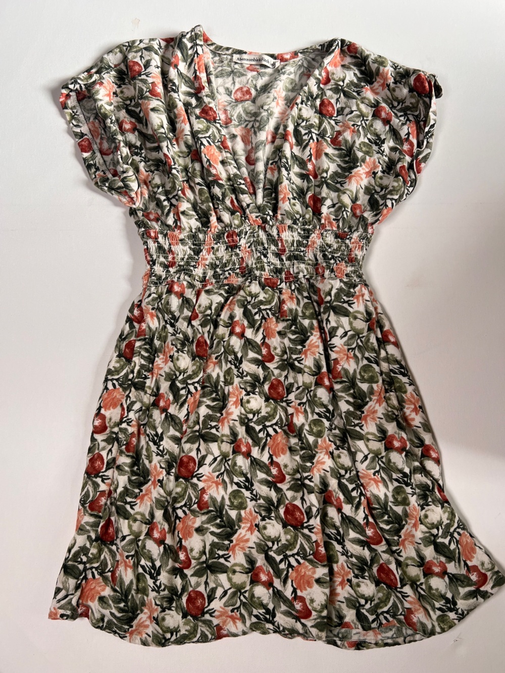Abercromie & Fitch Deep V Flowy Mini Dress XS